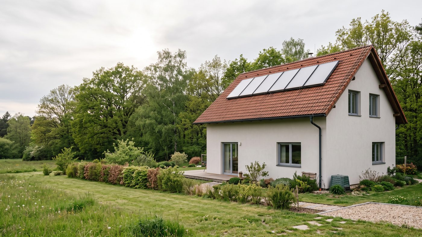 solární ohřev rodinného domu — Solární termické systémy